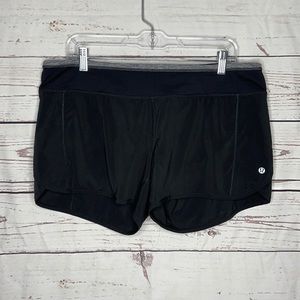 Lululemon Black Running Shorts Sz 12!
